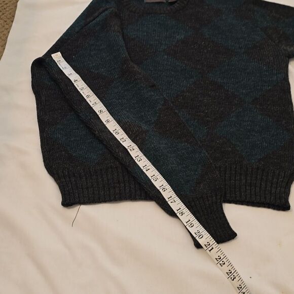 J. Todd Wool-Nylon Crew Neck grandpa Sweater size medium - Picture 6 of 7